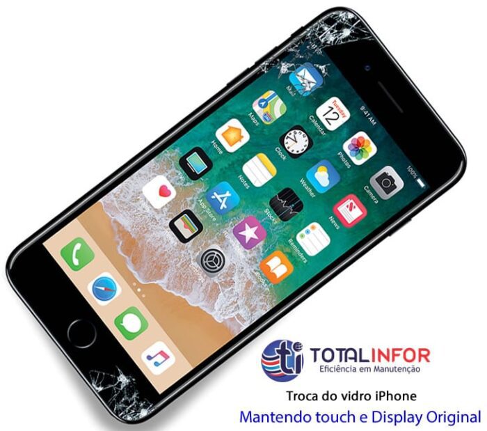 Vidro Iphone 6 - Troca Vidro Da Tela Iphone 6 Quebrada Total Infor