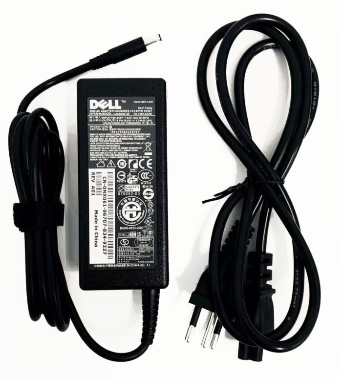 Fonte Carregador Para Notebook Dell 19.5V 3.34A Plug 4.5Mm - 3.0Mm 65W Total Infor