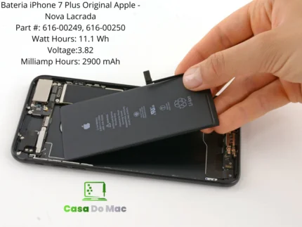 bateria iphone 7 plus 100% nova e Original da Apple