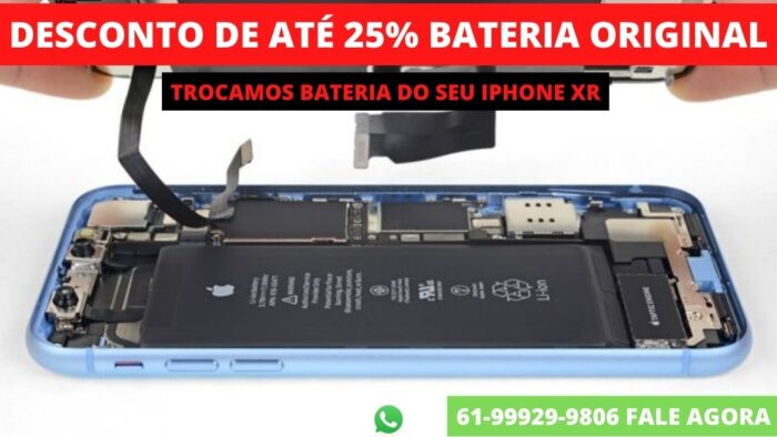 Bateria Do Iphone Xr 100 Original Apple - Casa Do Mac