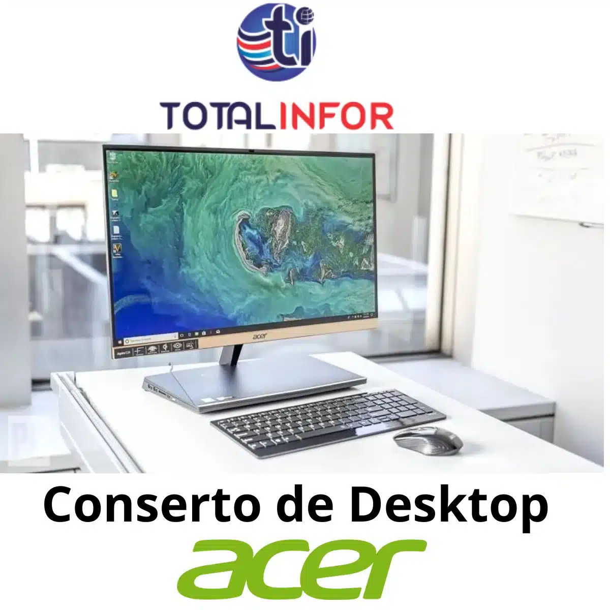 Conserto De Desktop Acer Computador Tudo Em Um Acer - Total Infor